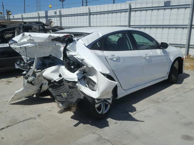 2HGFC2F59JH589242 - 2018 HONDA CIVIC LX WHITE photo 4