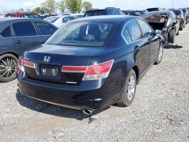 1HGCP2F66CA158486 - 2012 HONDA ACCORD SE BLACK photo 4