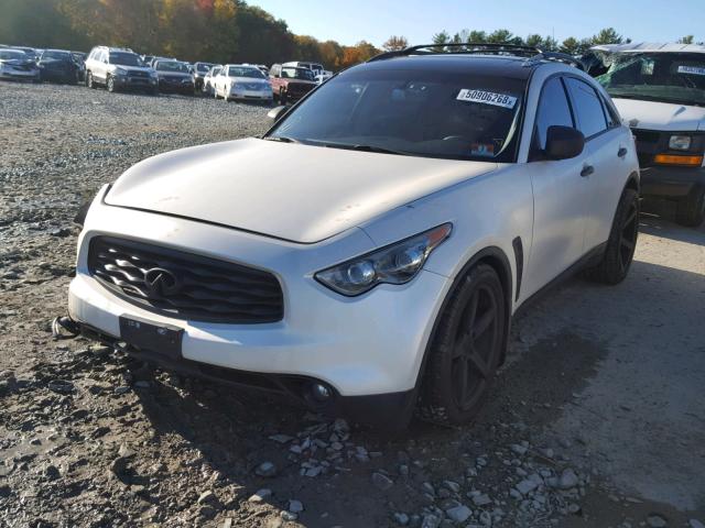 JNRAS18W29M151540 - 2009 INFINITI FX35 WHITE photo 2