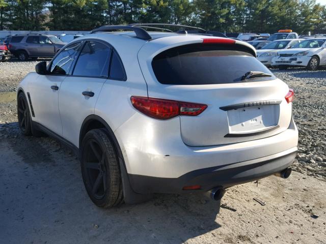 JNRAS18W29M151540 - 2009 INFINITI FX35 WHITE photo 3