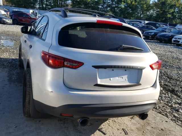 JNRAS18W29M151540 - 2009 INFINITI FX35 WHITE photo 9