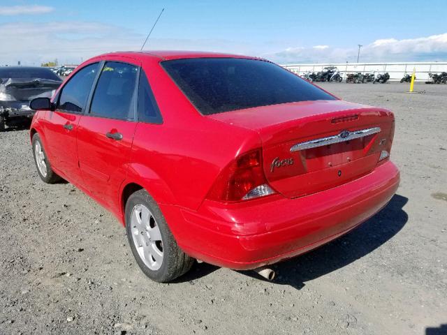 1FAFP38371W346346 - 2001 FORD FOCUS ZTS RED photo 3