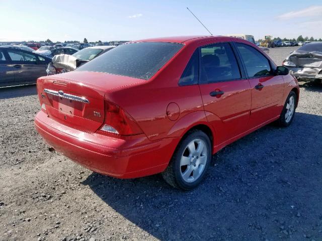 1FAFP38371W346346 - 2001 FORD FOCUS ZTS RED photo 4