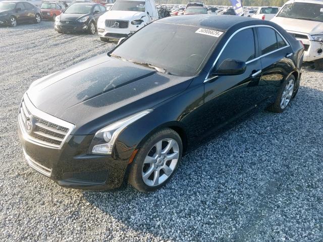 1G6AA5RX0E0196224 - 2014 CADILLAC ATS BLACK photo 2