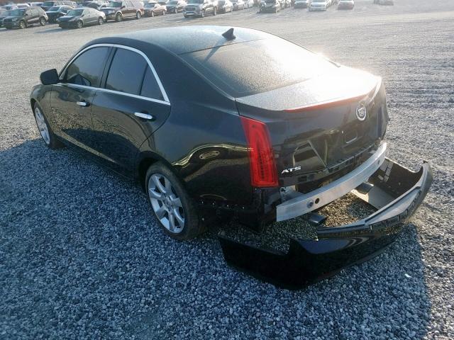 1G6AA5RX0E0196224 - 2014 CADILLAC ATS BLACK photo 3