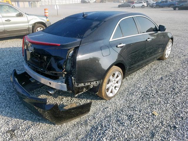 1G6AA5RX0E0196224 - 2014 CADILLAC ATS BLACK photo 4