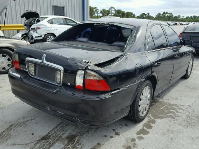 1LNHM86S75Y633551 - 2005 LINCOLN LS BLACK photo 4