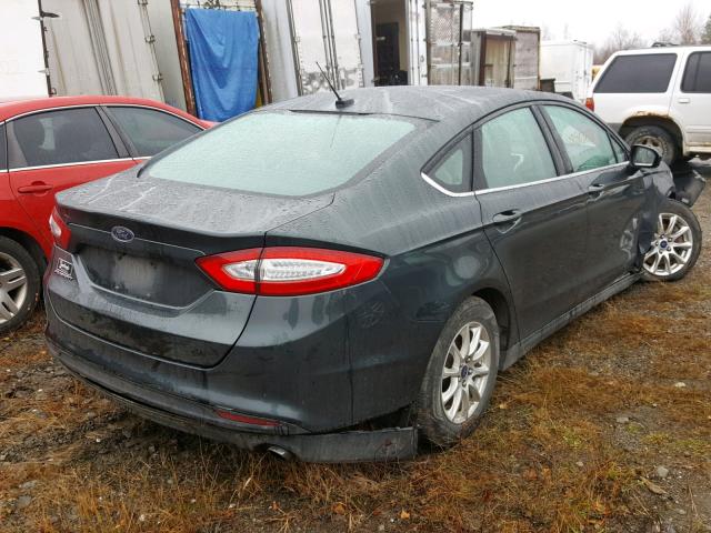 1FA6P0G75G5108531 - 2016 FORD FUSION S GREEN photo 4