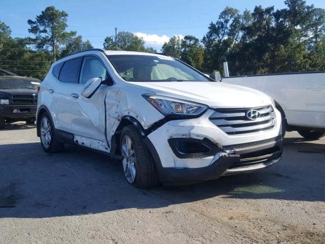 5XYZU3LA0DG098187 - 2013 HYUNDAI SANTA FE S WHITE photo 1