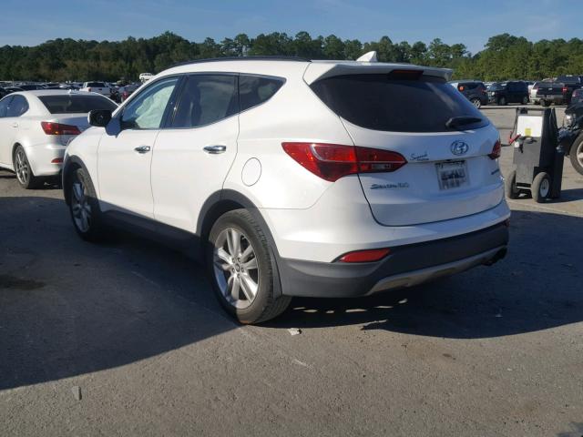 5XYZU3LA0DG098187 - 2013 HYUNDAI SANTA FE S WHITE photo 3