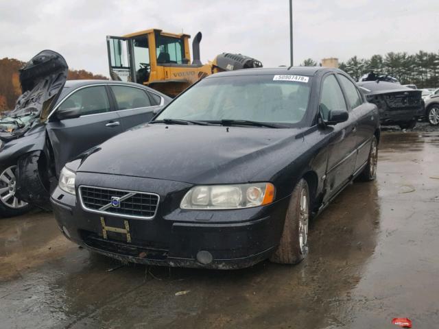 YV1RH592562502561 - 2006 VOLVO S60 2.5T BLACK photo 2