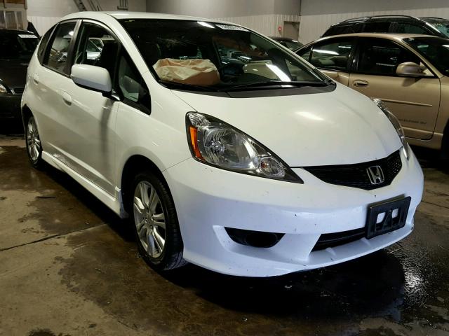 JHMGE8H48AS014223 - 2010 HONDA FIT SPORT WHITE photo 1