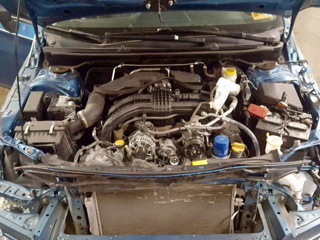 4S3GTAA62K3705222 - 2019 SUBARU IMPREZA BLUE photo 7