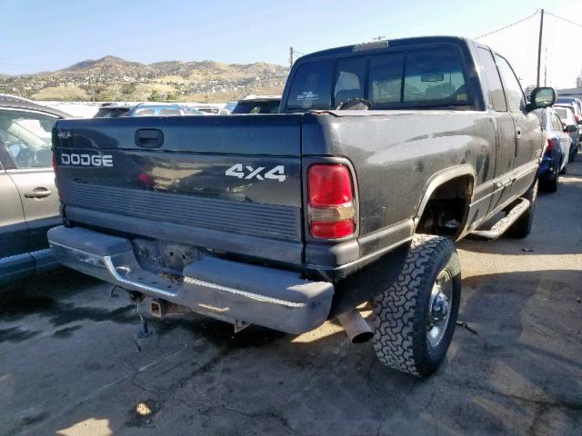 1B7KF23611J279053 - 2001 DODGE RAM 2500 BLACK photo 4