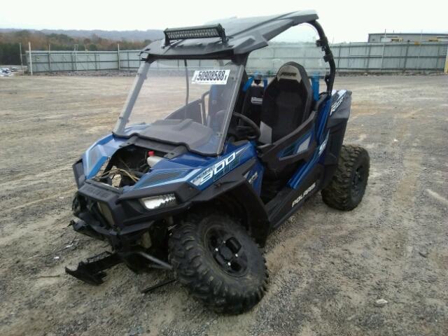 3NSVBE874GH103774 - 2016 POLARIS RZR S 900 BLUE photo 2