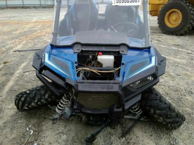 3NSVBE874GH103774 - 2016 POLARIS RZR S 900 BLUE photo 9