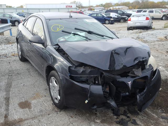 1G2ZF57B484247766 - 2008 PONTIAC G6 VALUE L BLACK photo 1