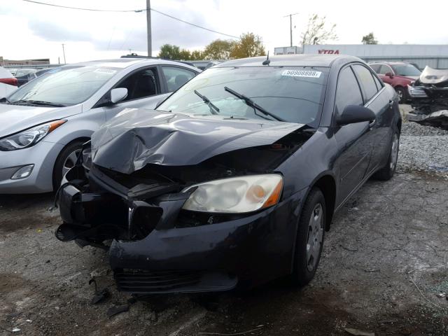 1G2ZF57B484247766 - 2008 PONTIAC G6 VALUE L BLACK photo 2