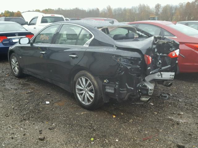 JN1CV7AR0HM680915 - 2017 INFINITI Q50 BASE BLACK photo 3