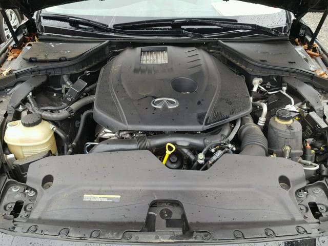 JN1CV7AR0HM680915 - 2017 INFINITI Q50 BASE BLACK photo 7