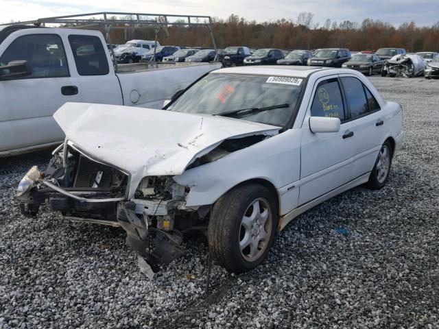 WDBHA29G3XA660385 - 1999 MERCEDES-BENZ C 280 WHITE photo 2