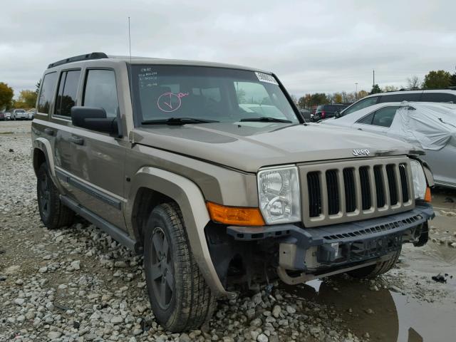 1J8HH48K96C136619 - 2006 JEEP COMMANDER BROWN photo 1