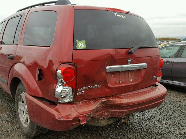 1D8HB48216F171289 - 2006 DODGE DURANGO SL RED photo 9