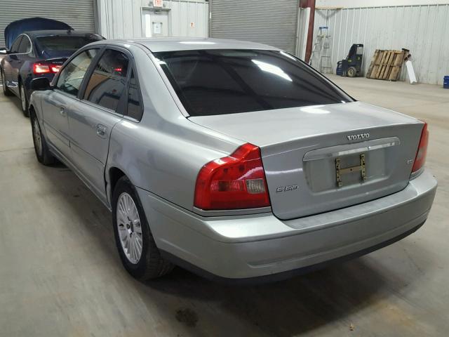 YV1TS92D741362123 - 2004 VOLVO S80 SILVER photo 3