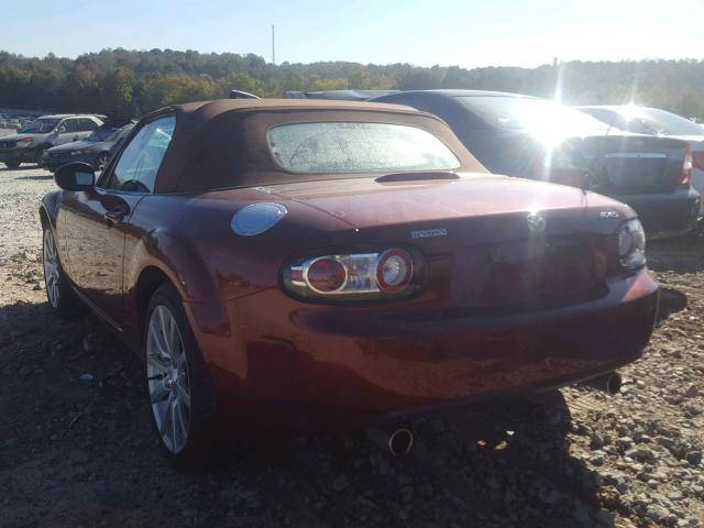 JM1NC25F160100980 - 2006 MAZDA MX-5 MIATA RED photo 3