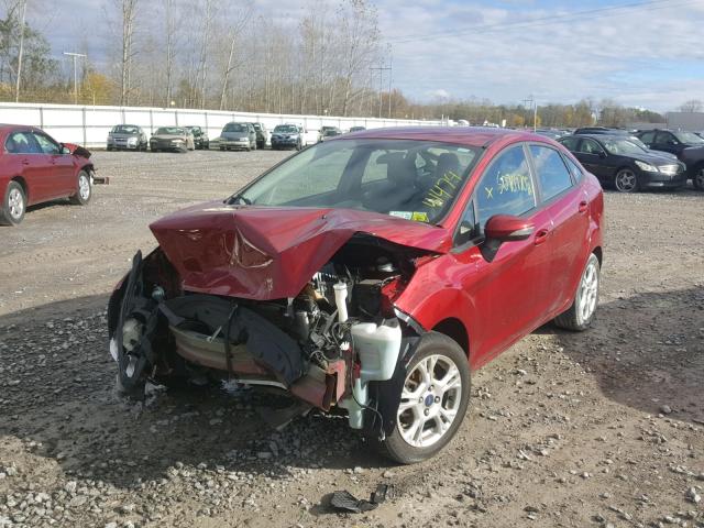 3FADP4BJ1GM136662 - 2016 FORD FIESTA SE RED photo 2