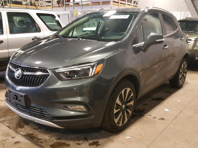 KL4CJGSB7JB617106 - 2018 BUICK ENCORE ESS GRAY photo 2