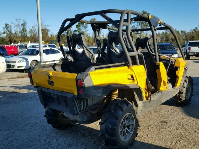 3JBKCAP2XFJ000630 - 2015 CAN-AM COMMANDER YELLOW photo 4