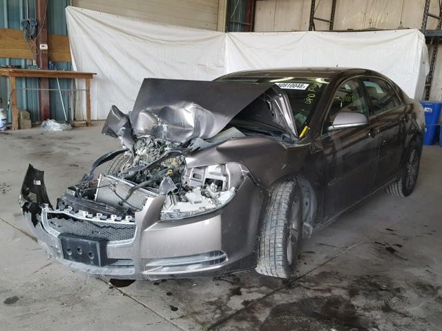 1G1ZC5EU1BF364606 - 2011 CHEVROLET MALIBU 1LT GRAY photo 2
