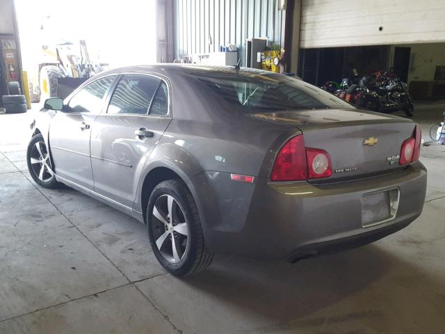 1G1ZC5EU1BF364606 - 2011 CHEVROLET MALIBU 1LT GRAY photo 3