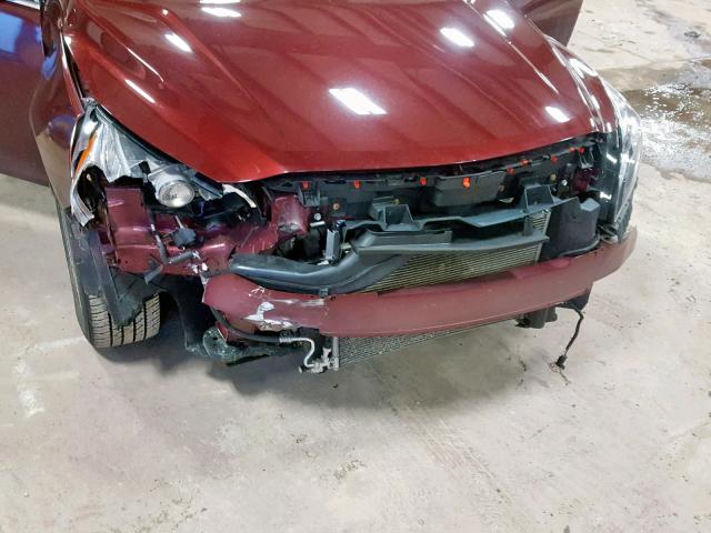 1G11C5SA4GF104151 - 2016 CHEVROLET MALIBU LIM 勃艮第红 照片 9