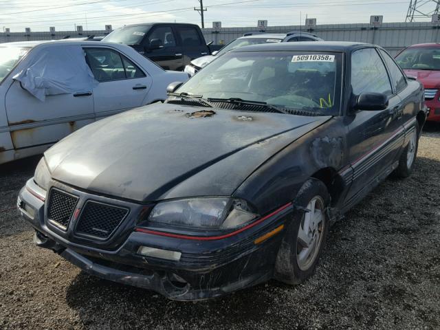 1G2NW15M1RC714242 - 1994 PONTIAC GRAND AM G BLACK photo 2