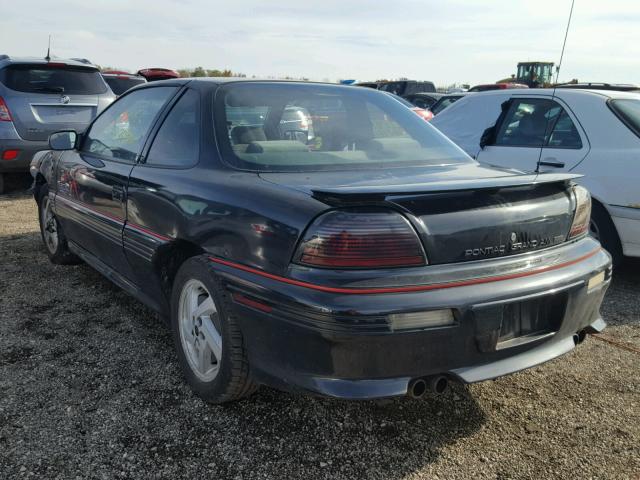 1G2NW15M1RC714242 - 1994 PONTIAC GRAND AM G BLACK photo 3