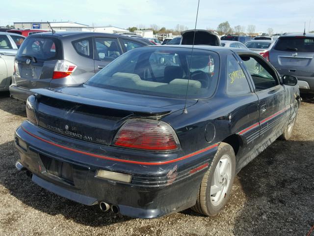 1G2NW15M1RC714242 - 1994 PONTIAC GRAND AM G BLACK photo 4