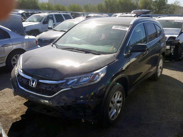 2HKRM4H74FH639871 - 2015 HONDA CR-V EXL BLACK photo 2