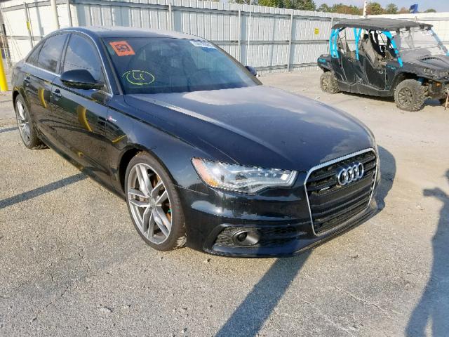 WAUBGAFC1CN019446 - 2012 AUDI A6 BLACK photo 1