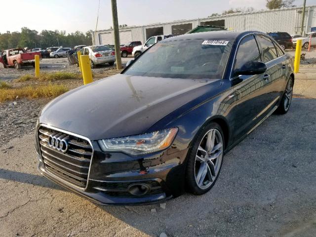 WAUBGAFC1CN019446 - 2012 AUDI A6 BLACK photo 2