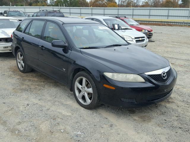 1YVFP82D445N61938 - 2004 MAZDA 6 S BLACK photo 1