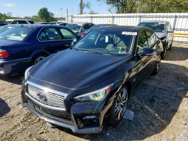 JN1EV7AR5HM837007 - 2017 INFINITI Q50 PREMIU BLACK photo 2