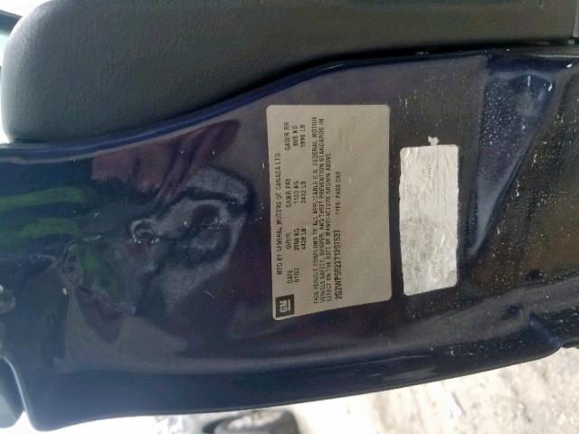 2G2WP552271207537 - 2007 PONTIAC GRAND PRIX BLUE photo 10