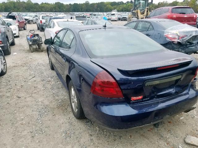 2G2WP552271207537 - 2007 PONTIAC GRAND PRIX BLUE photo 3