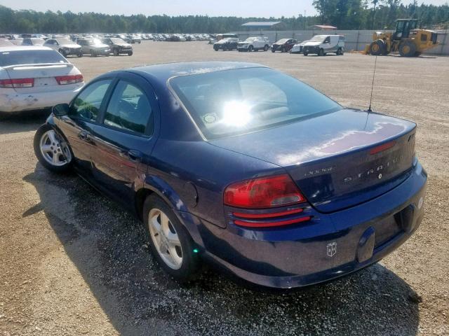 1B3EL46X36N105573 - 2006 DODGE STRATUS SX BLUE photo 3