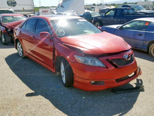 4T1BK46K87U009479 - 2007 TOYOTA CAMRY LE RED photo 1