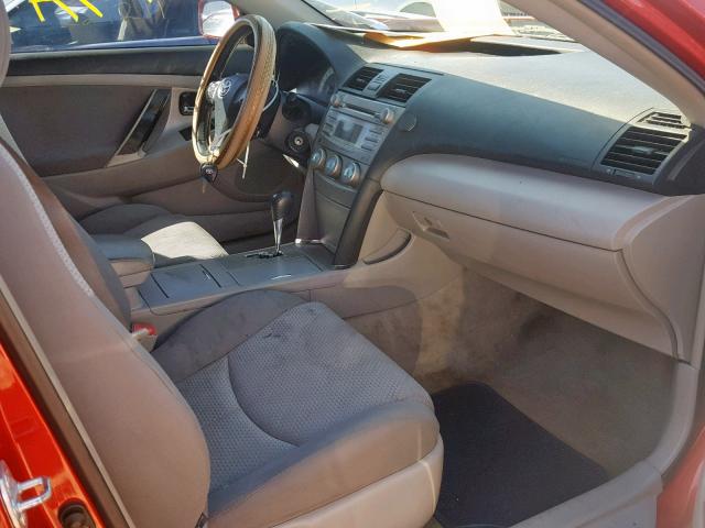 4T1BK46K87U009479 - 2007 TOYOTA CAMRY LE RED photo 5