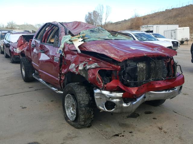 3D7KS28A08G115125 - 2008 DODGE RAM 2500 S RED photo 1