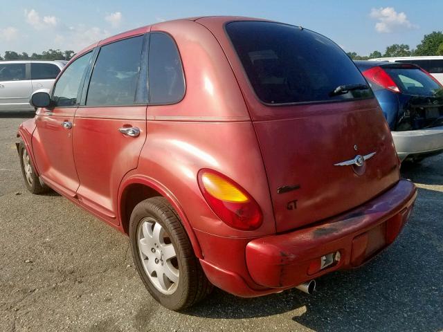 3C8FY78G13T519254 - 2003 CHRYSLER PT CRUISER RED photo 3